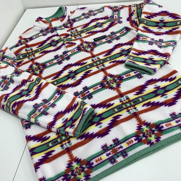 Southern Marsh HARBUCK Fleece Aztec Southwest SZ M 1/4 zip pullover mens womens - Picture 3 of 6